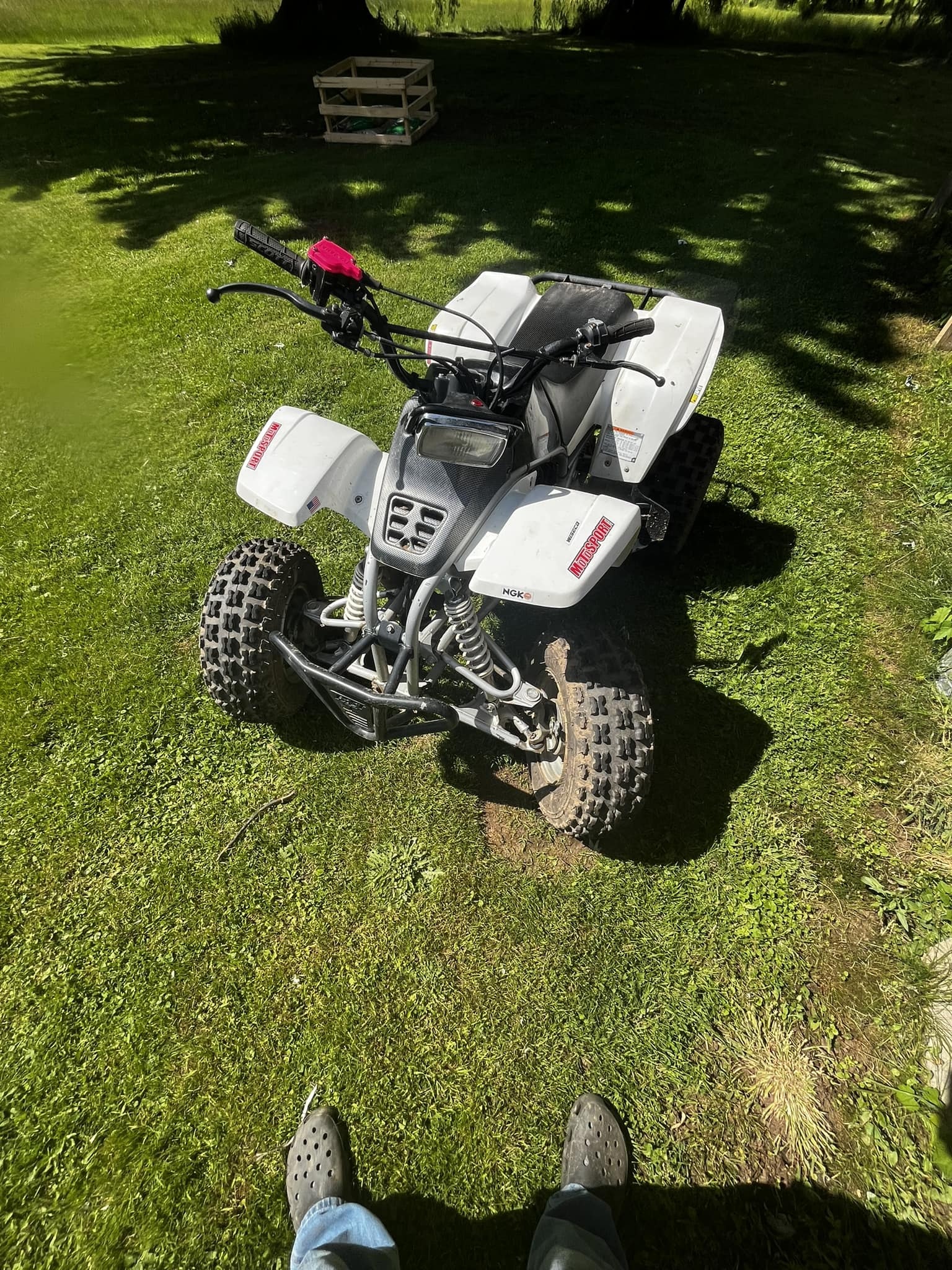 ATV outdoors